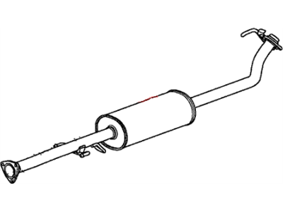 Honda 18220-SWA-A11 Pipe B, Exhuast