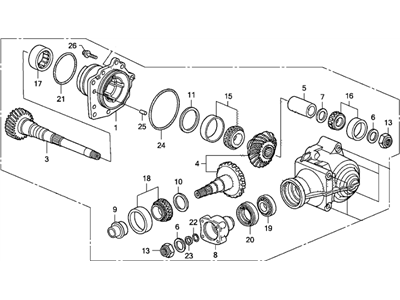 Honda 29000-RZH-000 Transfer Assembly