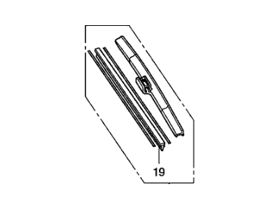 Honda 76630-SWA-A02 Blade, Windshield Wiper (425Mm)