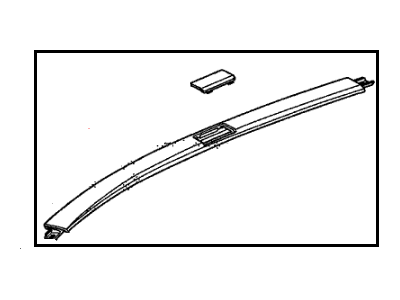 Honda 75230-SWA-003 Garnish Assy., R. FR. Roof Side