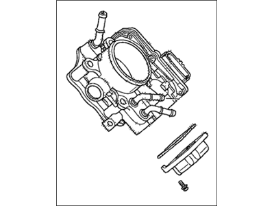 Honda 16400-RZA-J01 Throttle Body, Electronic Control (Gmc6B)