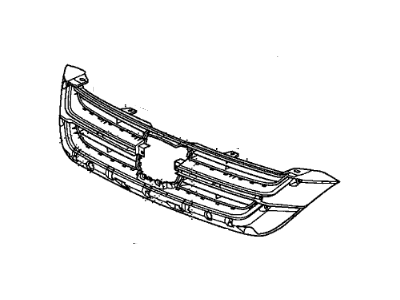 Honda 71121-SXS-A01 Base, Front Grille (Upper)