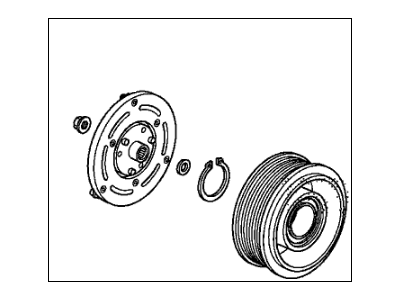 Honda 38900-RZA-014 Set Compressor Clutch