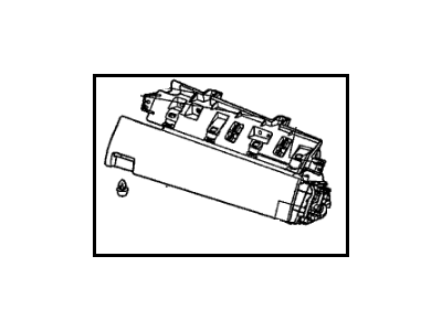 Honda 77330-SWA-A01ZA Tray Assy., Passenger *NH644L* (DARK WQ GUN METALLIC)