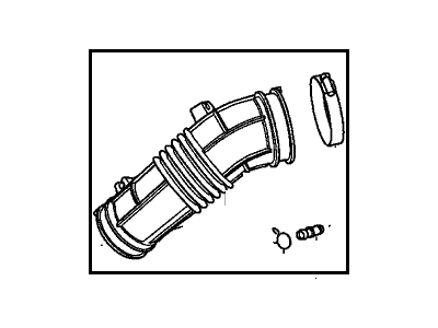 Honda 17228-RZA-000 Tube Assembly, Air Flow