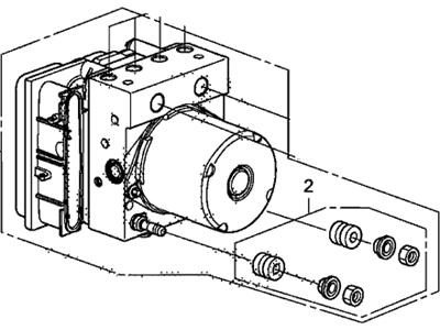 Honda 57111-SXS-A00 Modulator Assembly