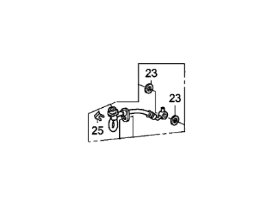 2007 Honda CR-V Hydraulic Hose - 01466-SWA-000