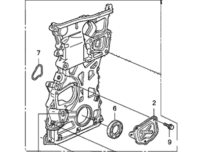 2009 Honda CR-V Timing Cover - 11410-RZA-010