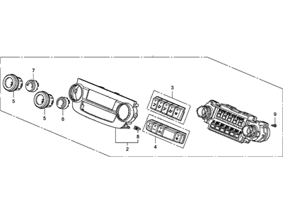 Honda CR-V A/C Switch - 79500-SWA-A11ZA