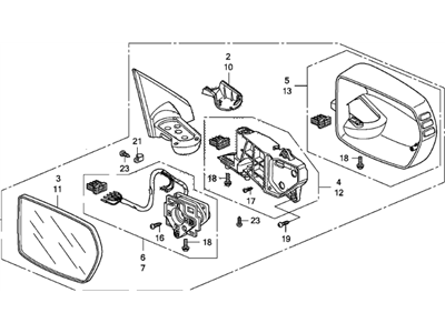 Honda 76250-SXS-A01