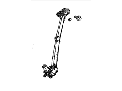 2007 Honda CR-V Window Regulator - 72210-SWA-A01