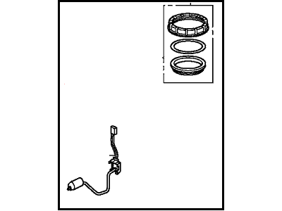 Honda CR-V Fuel Level Sensor - 17047-SXS-A30