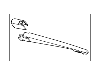 Honda OEM Rear Wiper Arm 76720-T0A-003 - Fits 2012-2014 CR-V Models