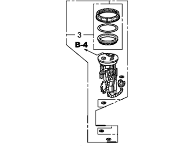 Honda 17048-SWA-A00 Filter Set, Fuel