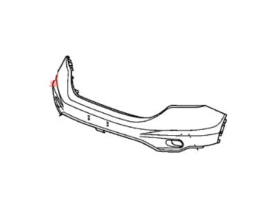 Honda 04711-SWA-A80ZZ Face, Front Bumper (Upper) (Dot)