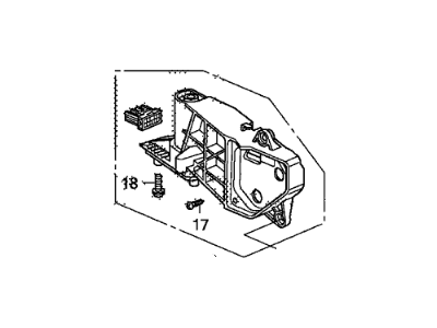 Honda 76254-SWA-A01 Bracket Set, L.