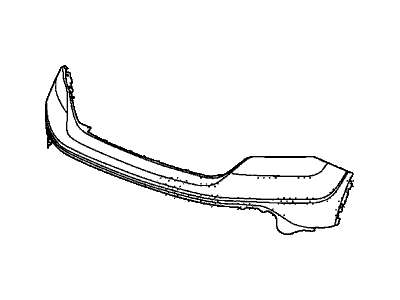 Honda 04711-SWA-A91ZZ Face, Front Bumper (Upper) (Dot)