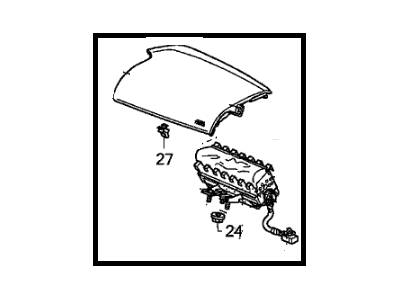 2008 Honda CR-V Air Bag - 77820-SWA-A20ZA