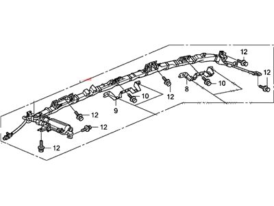 Honda 78875-SWA-L90 Module Assembly, Driver Side Curtain Airbag