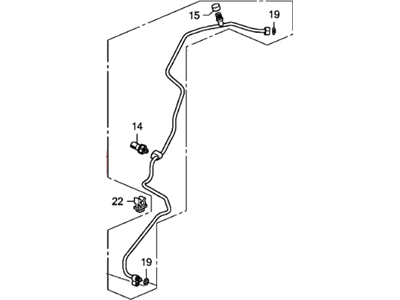 Honda 80341-SXS-A01 Pipe, Receiver