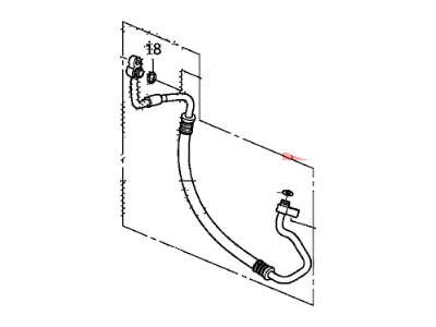 Honda 80315-SXS-A01 Hose, Discharge