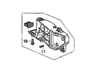 Honda 76204-SWA-A01 Bracket Set, R.