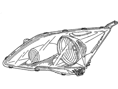 Honda 33101-SWA-A01 Headlight Unit, Passenger Side