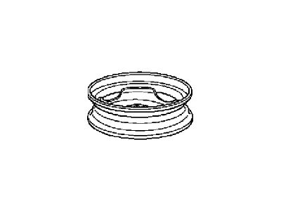 Honda 42700-SWA-J51 Disk, Wheel (17X4T) (Ring Techs)