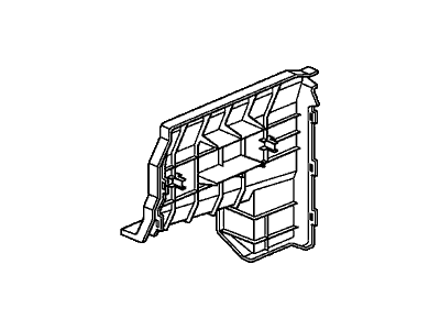 Honda 81194-SWA-A01ZA Cover, Arm (Inner) *NH598L* (ATLAS GRAY)