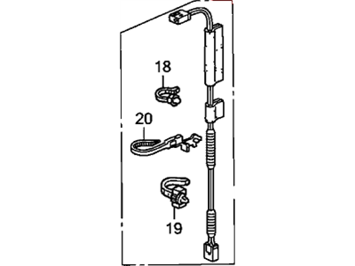 Honda Antenna Cable - 39159-S9V-A21