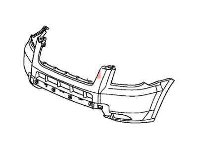 Honda 04711-S9V-A92ZZ Face, Front Bumper (Dot)