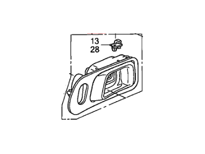 Honda 72165-S9V-A01ZE