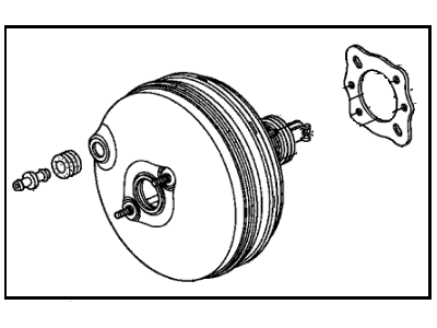 Honda 46400-S9V-A11 Power Assembly, Master (9"+9")