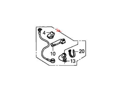 Honda 31125-PVJ-A01 Cable, Alternator