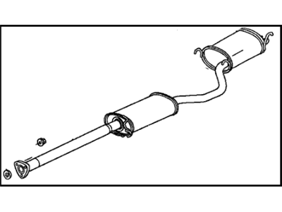 2006 Honda Pilot Muffler - 18030-S9V-A02