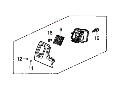 Honda 77220-S9V-A11ZA