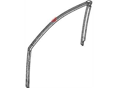 Honda 72275-S9V-A01 Channel, Left Front Door Run