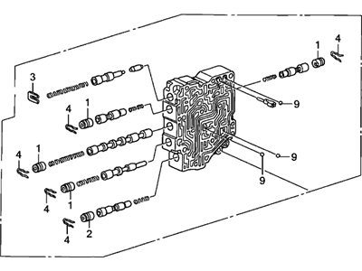 Honda 27700-RDK-000 Body Assembly, Secondary Valve