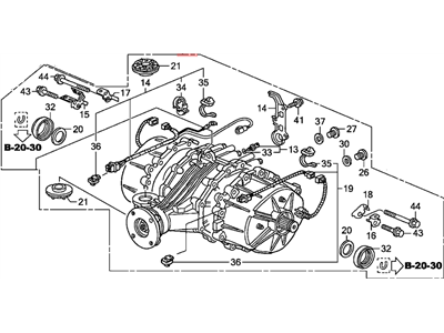 2004 Honda Pilot Differential - 41200-PGJ-315