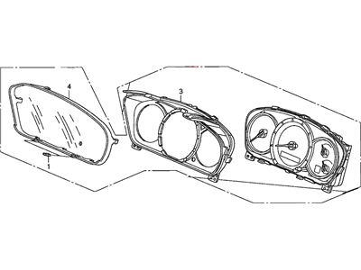 Honda Pilot Speedometer - 78100-S9V-A63