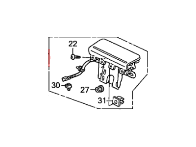 Honda Pilot Air Bag - 06780-S9V-A31ZC