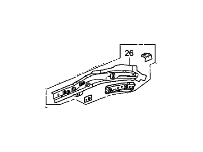 Honda 04610-S9V-A20ZZ Extension Set, R. FR. Side