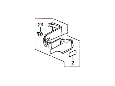 Honda 83111-S9V-A11ZB Lining Assy., R. Cowl Side *NH361L* (CF GRAY)