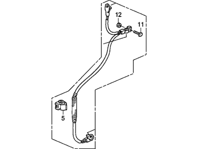 Honda 32600-S9V-A01 Cable Assembly, Ground