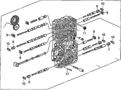 Honda Pilot Valve Body - 27000-PVG-A02