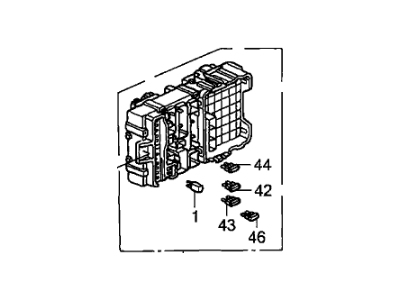 Honda 38200-S9V-A02 Box Assembly, Driver Fuse