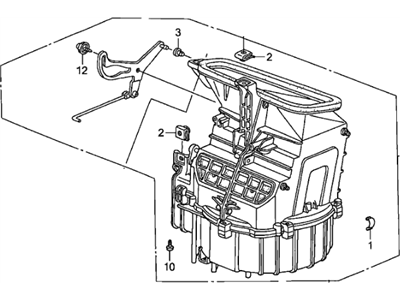 Honda 79305-S0X-A41 Blower Sub-Assy.