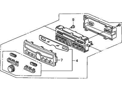 Honda Pilot A/C Switch - 79600-S9V-A43ZA