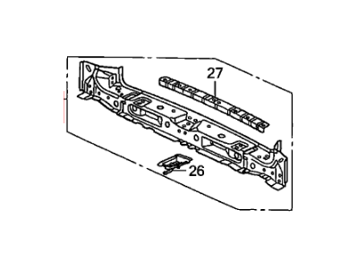 Honda 65750-S9V-A01ZZ Crossmember, RR. Floor