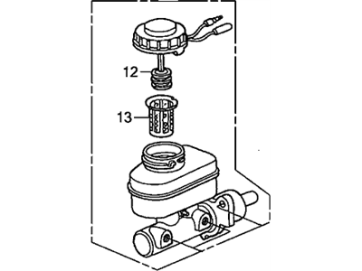 Honda 46100-S3V-A11 Master Cylinder Assembly